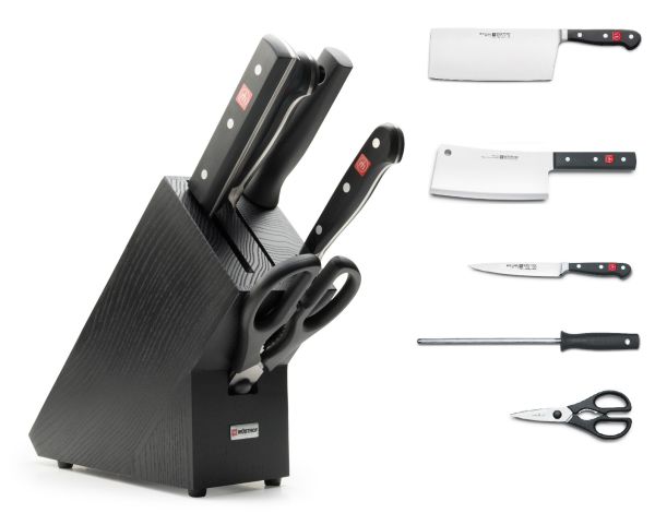 Knife block Asiatic-Classic complete with knives and accessories Classic Series by Wusthof