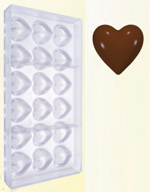Stampi cioccolatino cuori