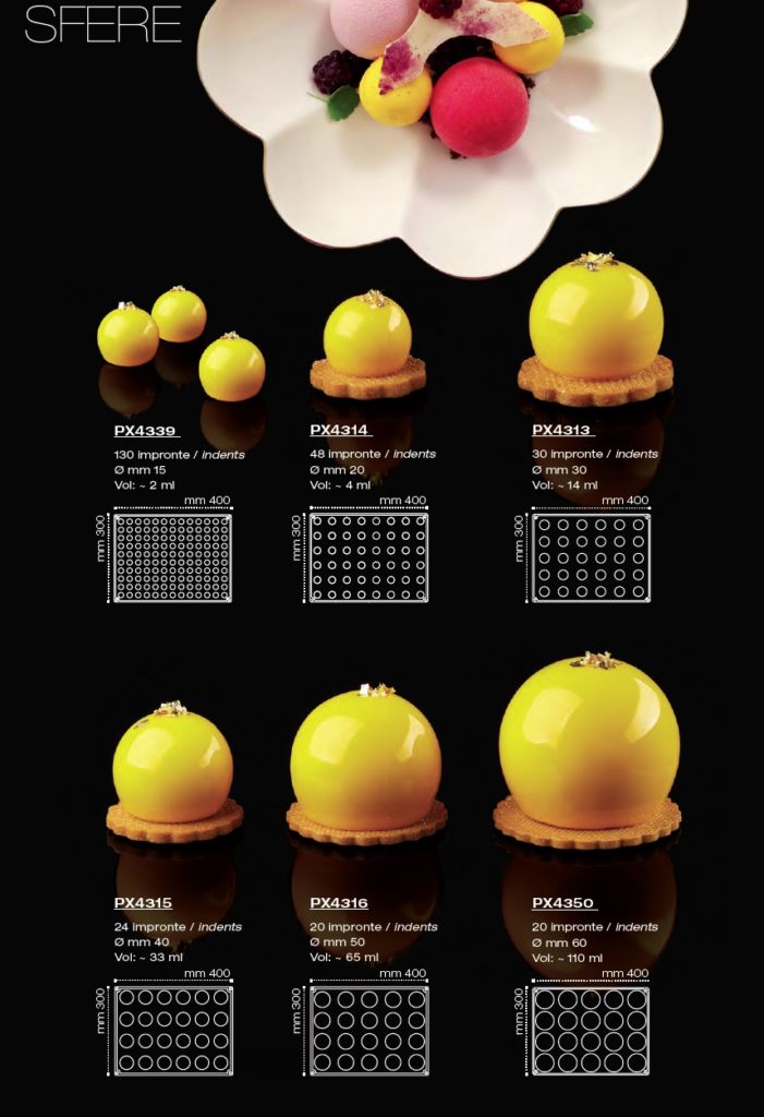 Stampi sfera silicone Pavoni