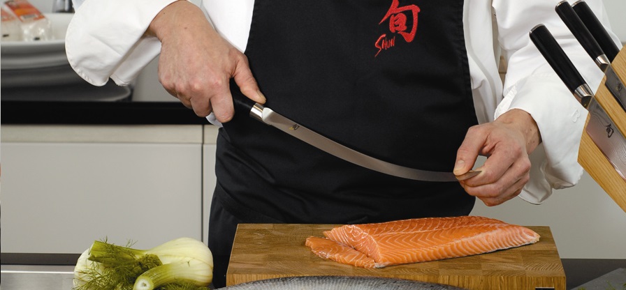 Coltello salmone lama flessibile
