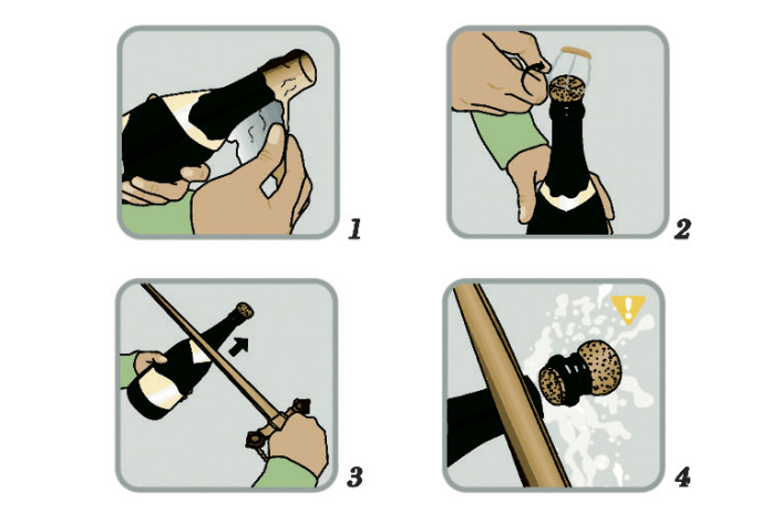 Come sciabolare champagne